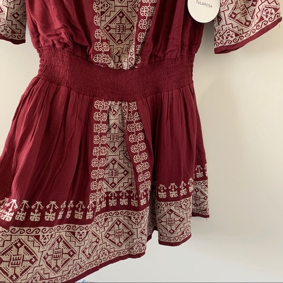 Tularosa Fiona Dress Mulled Wine Size XS NWT - Picture 8 of 13